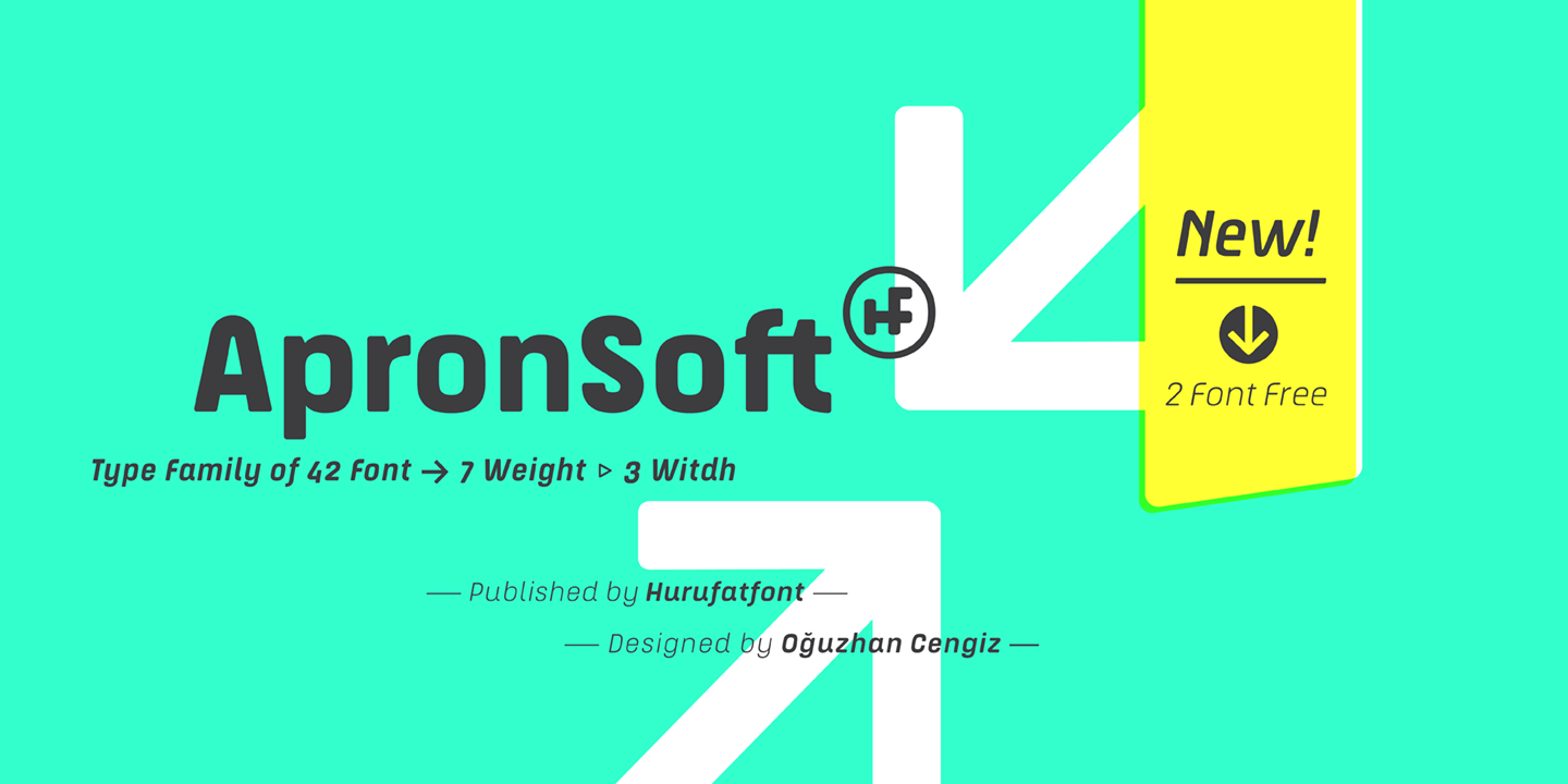 Apron Soft Condensed Font preview
